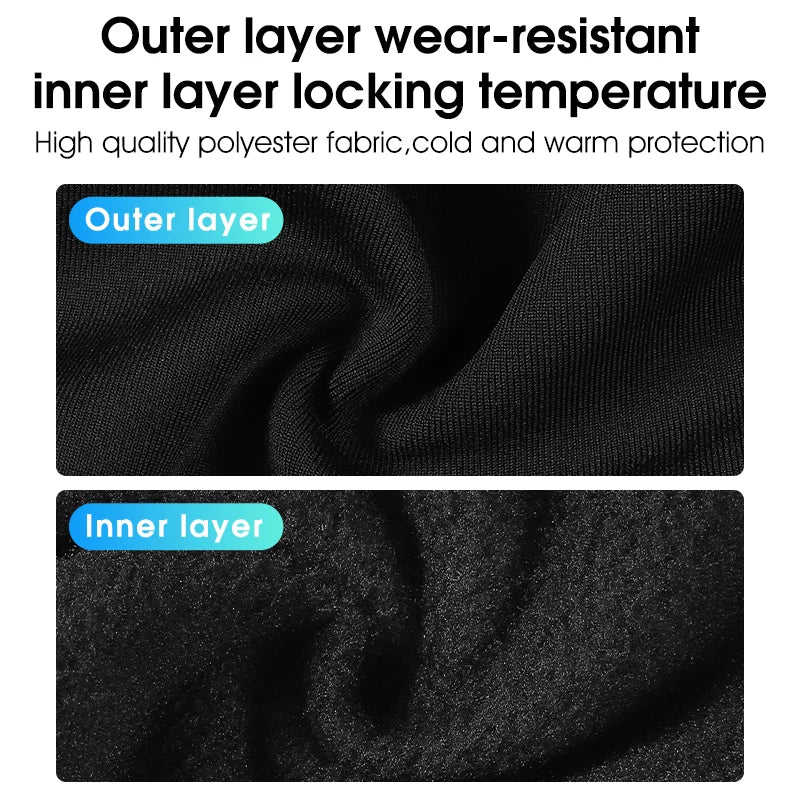 Electric Heated Cycling Balaclava Winter Face Mask by HitMyNeed