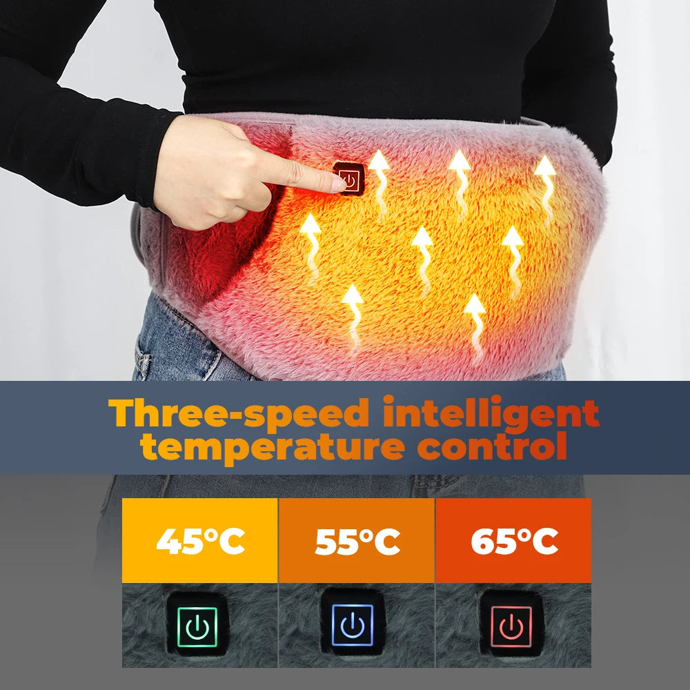 Electric Heating Belt for Period Cramps & Waist Pain by HitMyNeed