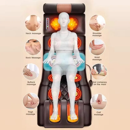 Electric Heating Massage Mattress for Full Body Relief by HitMyNeed