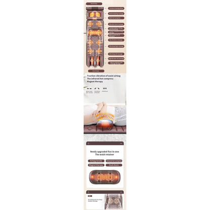 Electric Heating Massage Mattress for Full Body Relief by HitMyNeed