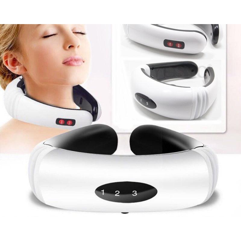 Electric Heating Neck and Back Massager by HitMyNeed