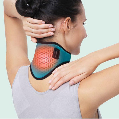 Electric Heating Neck Brace with Moxibustion Therapy by HitMyNeed