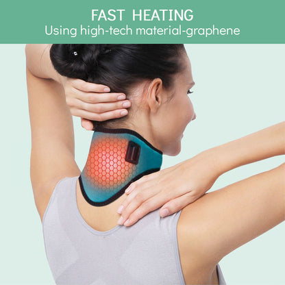 Electric Heating Neck Brace with Moxibustion Therapy by HitMyNeed