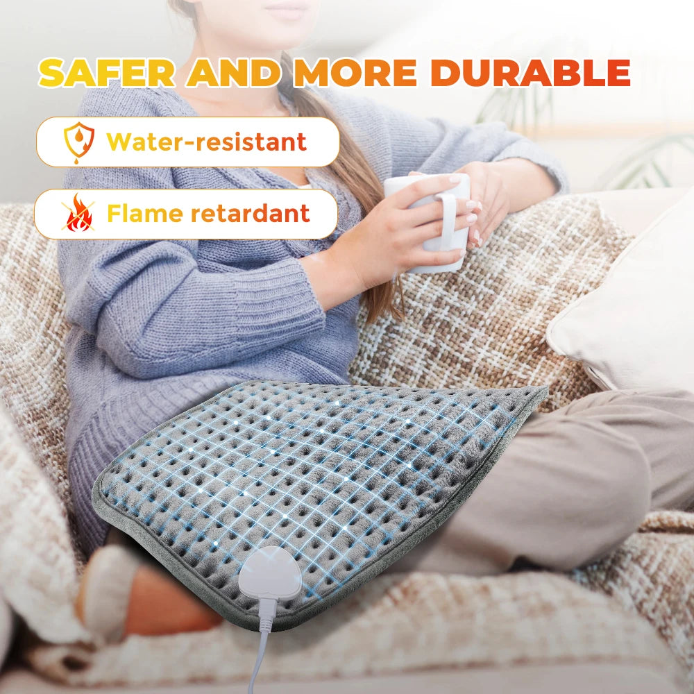 Electric Heating Pad Blanket for Bed & Sofa 58x29cm by HitMyNeed