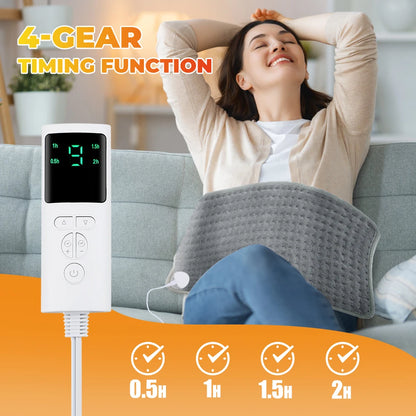 Electric Heating Pad Blanket for Bed & Sofa 58x29cm by HitMyNeed