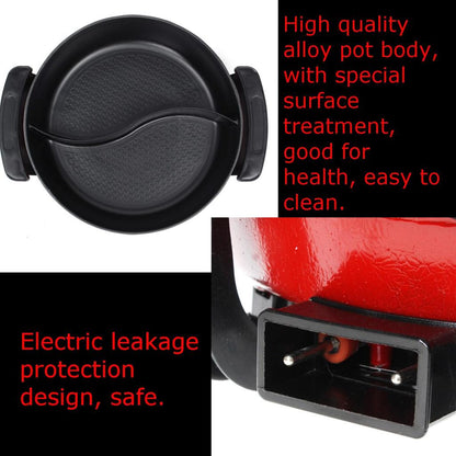 Electric Hot Pot Cooker with Dual Divider, 6L by HitMyNeed