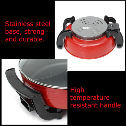 Electric Hot Pot Cooker with Dual Divider, 6L by HitMyNeed