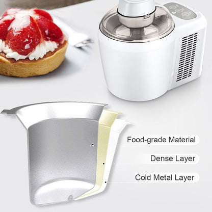 Electric Ice Cream Maker Machine 700ml 220V by HitMyNeed