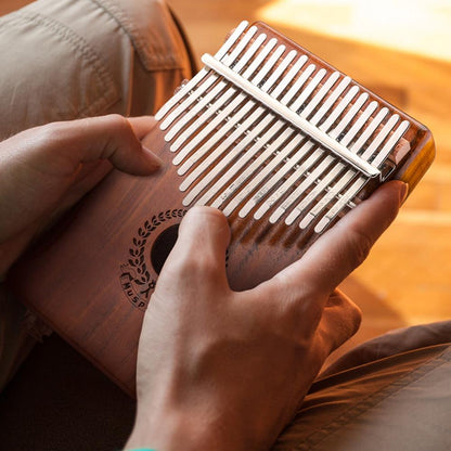 Electric Kalimba 17-Key Wood Thumb Piano by HitMyNeed