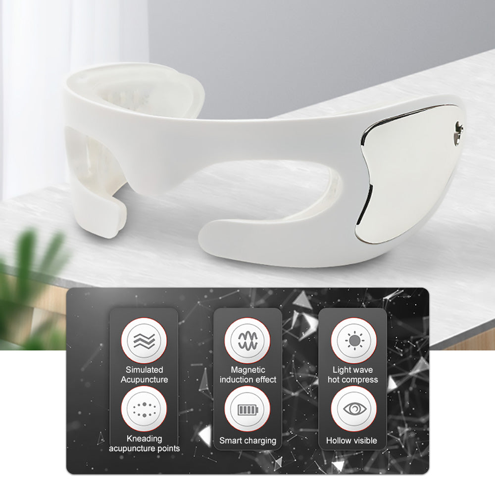 Electric LED Eye Massager with Heat Therapy by HitMyNeed