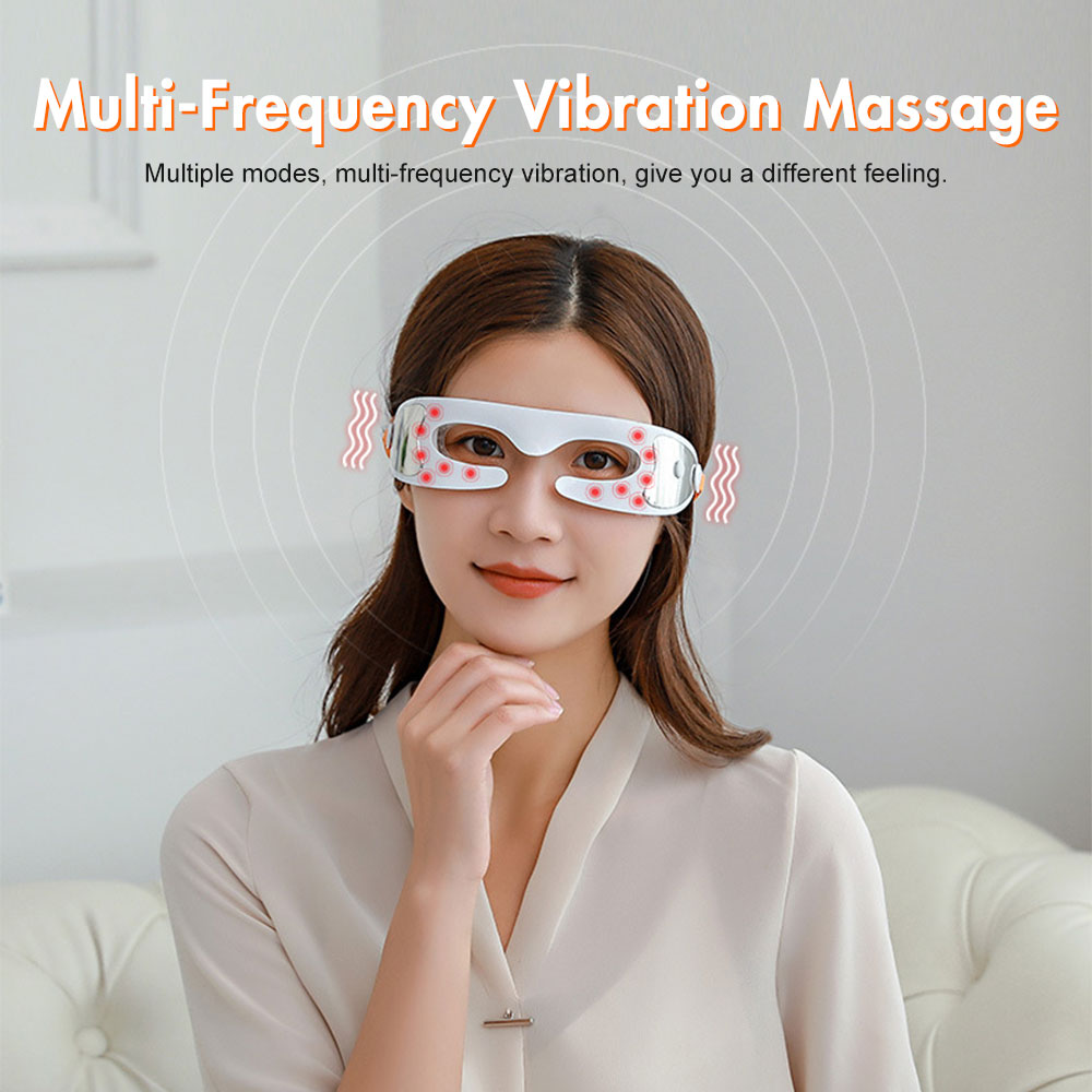Electric LED Eye Massager with Heat Therapy by HitMyNeed