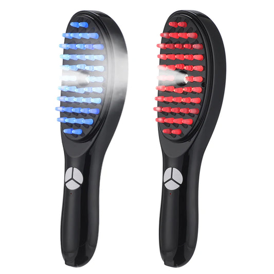 Electric LED Scalp Massage Comb with Atomizer by HitMyNeed