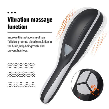 Electric LED Scalp Massage Comb with Spray & Vibration by HitMyNeed