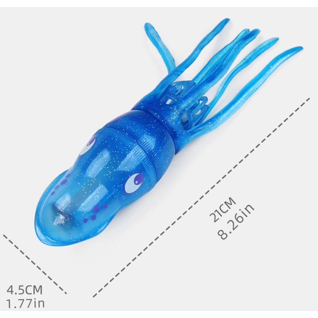 Electric Light Up Squid & Fish Bath Toy Set by HitMyNeed