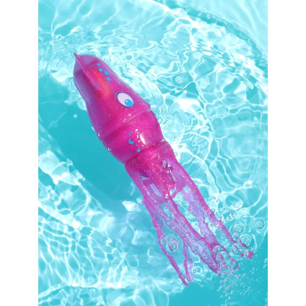 Electric Light Up Squid & Fish Bath Toy Set red by HitMyNeed