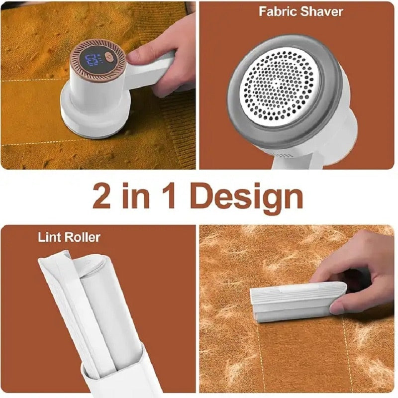 Electric Lint Remover Shaver with LED Display by HitMyNeed