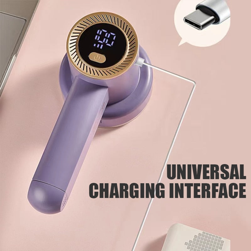 Electric Lint Remover Shaver with LED Display by HitMyNeed