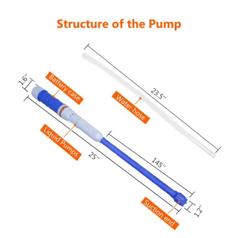 Electric Liquid Transfer Pump with Suction Tube by HitMyNeed