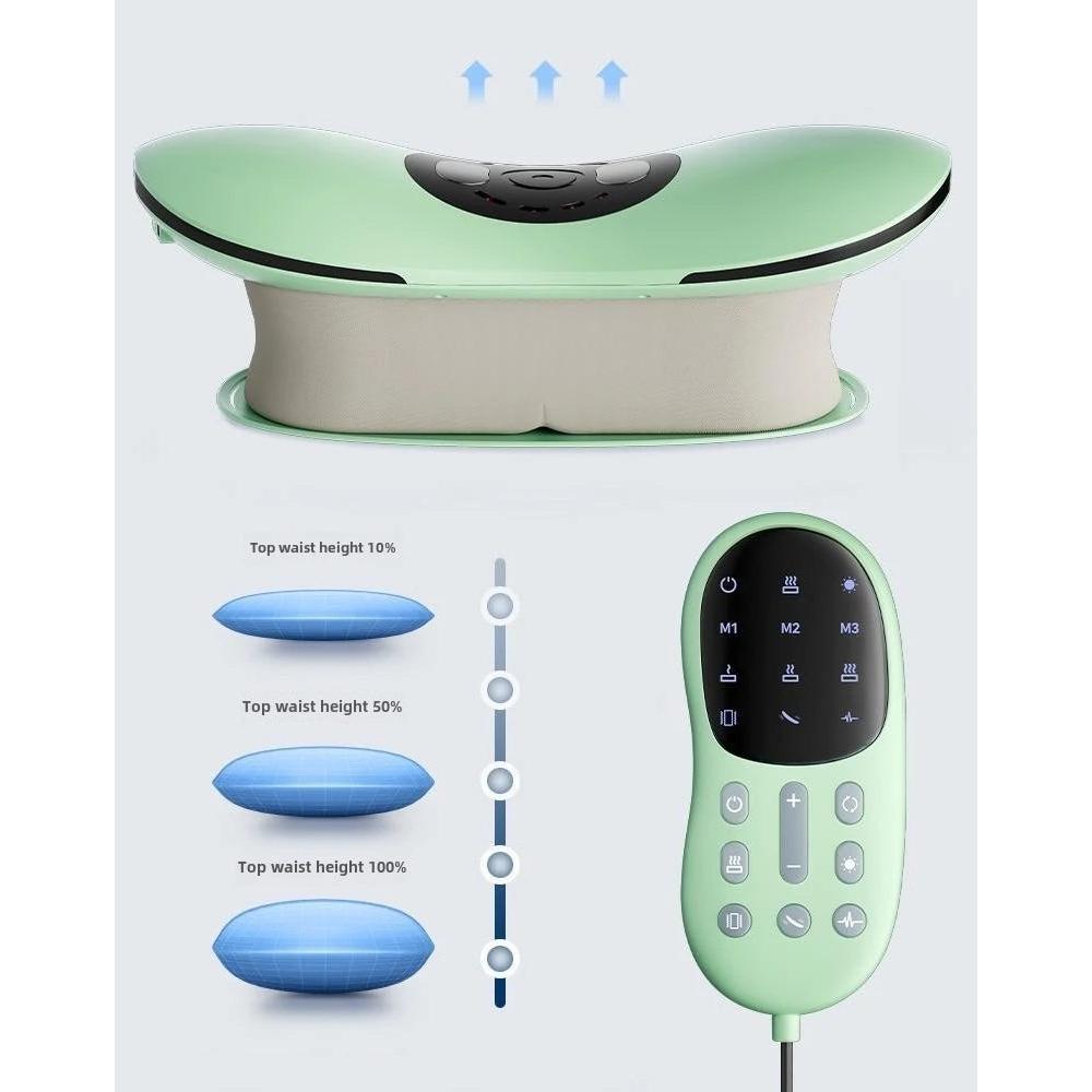 Electric Lumbar Traction Massager with Vibration by HitMyNeed