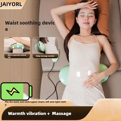 Electric Lumbar Traction Massager with Vibration by HitMyNeed