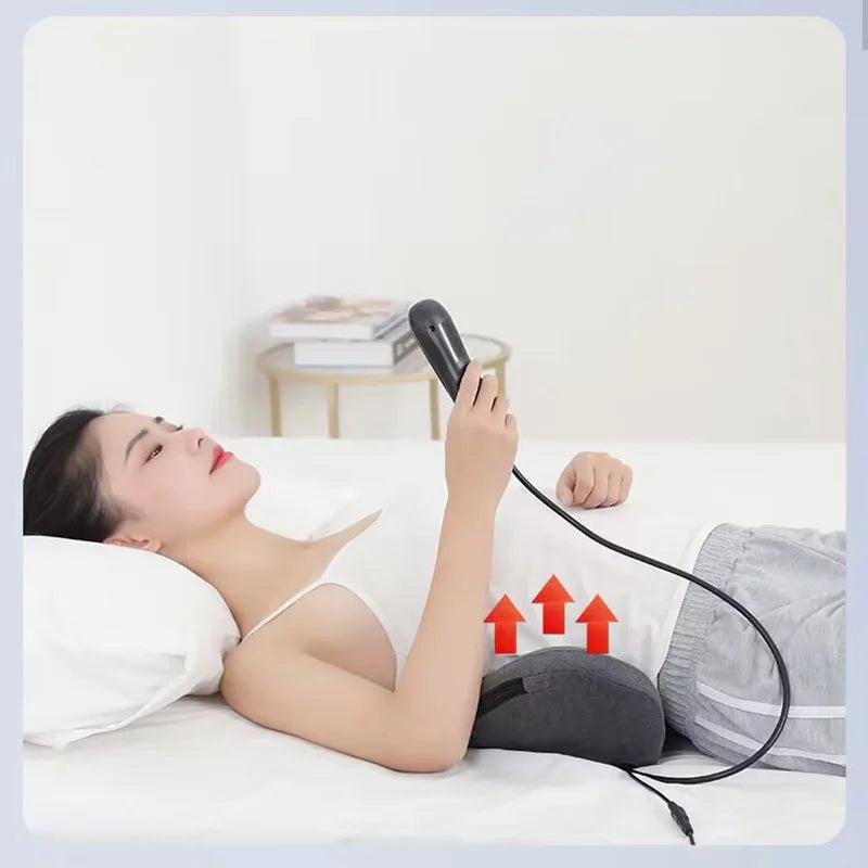 Electric Lumbar Waist Massager with Heat & Airbags by HitMyNeed