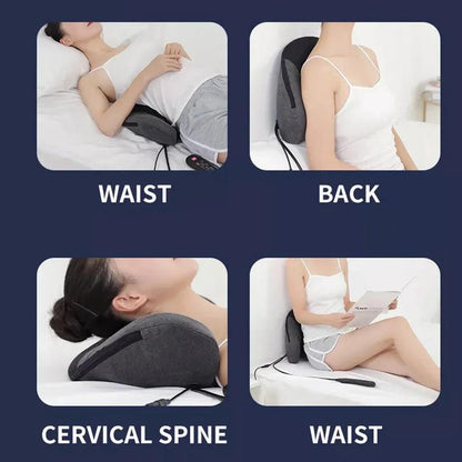 Electric Lumbar Waist Massager with Heat & Airbags by HitMyNeed