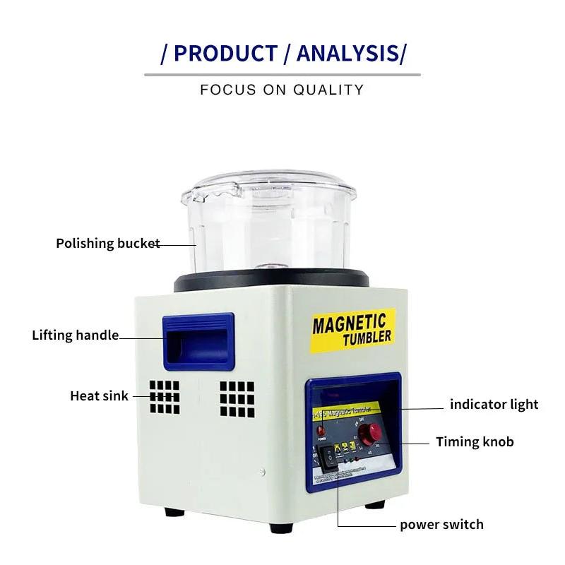 Electric Magnetic Jewelry Polishing Tumbler 41kg by HitMyNeed