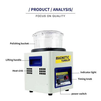 Electric Magnetic Jewelry Polishing Tumbler 41kg by HitMyNeed