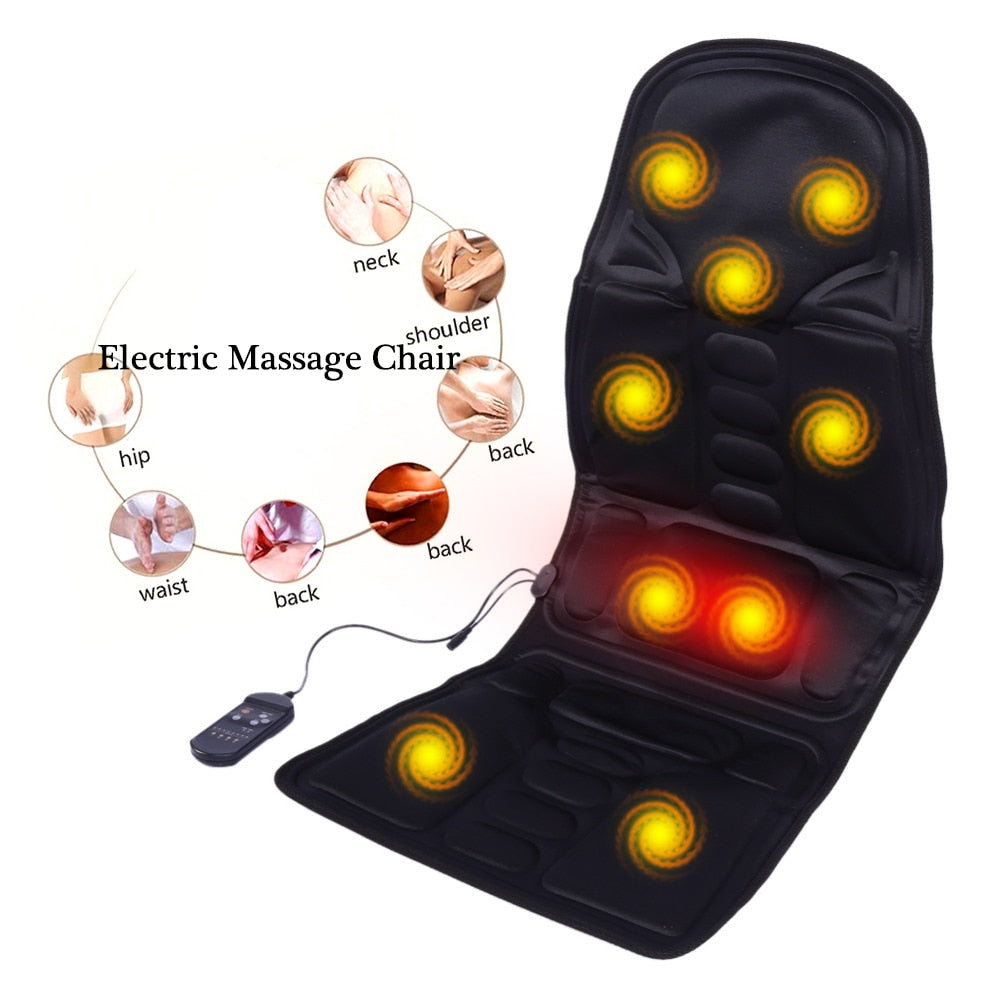 Electric Massage Chair Cushion with Heat by HitMyNeed