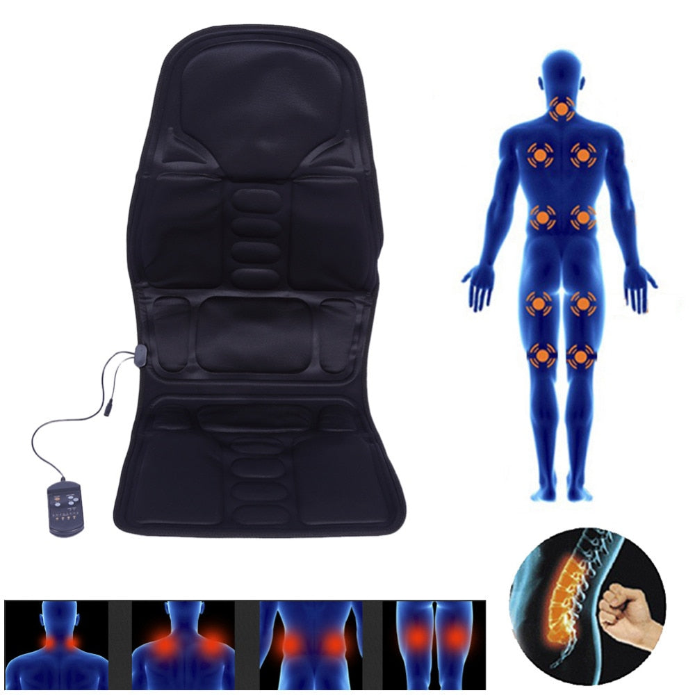 Electric Massage Chair Cushion with Heat by HitMyNeed