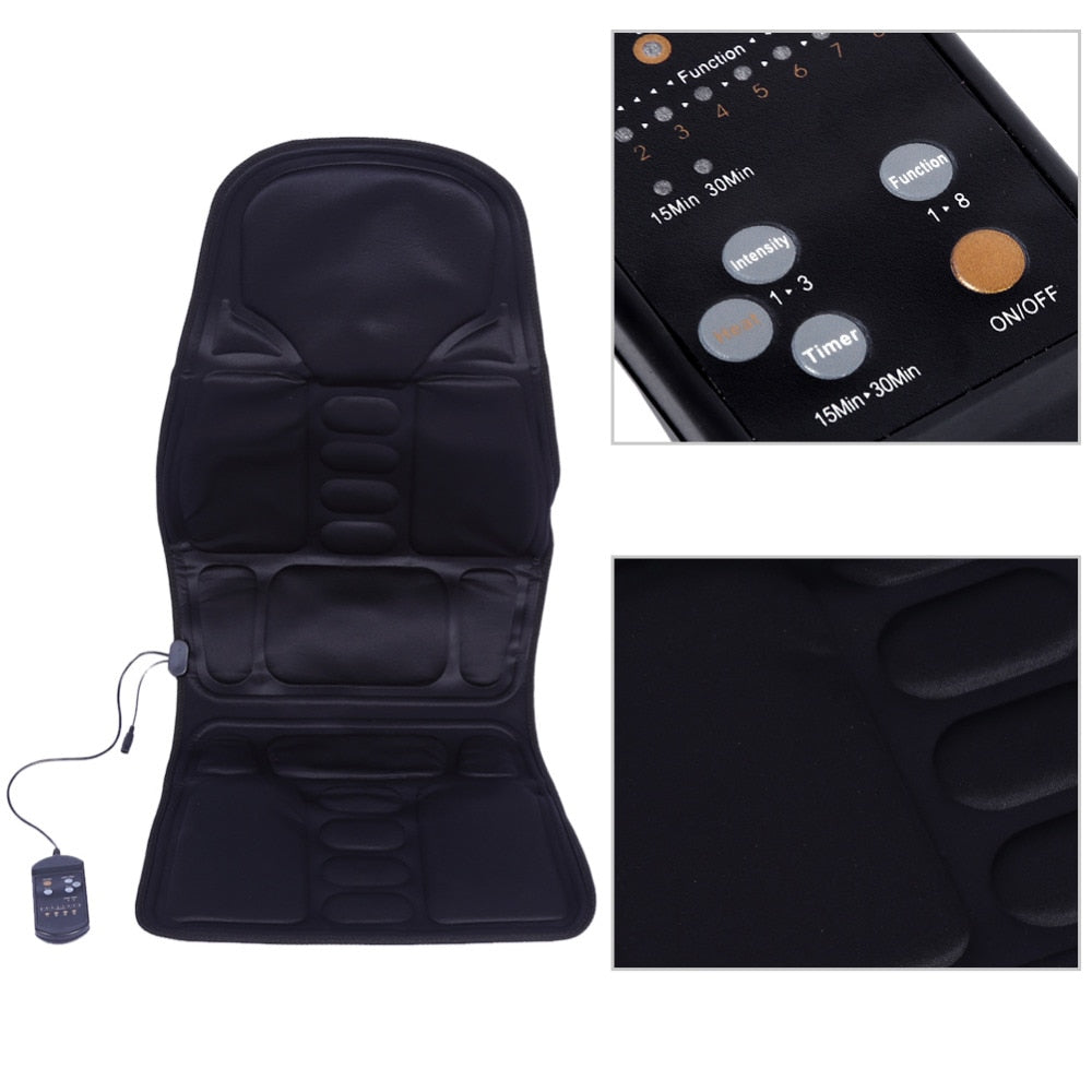 Electric Massage Chair Cushion with Heat by HitMyNeed