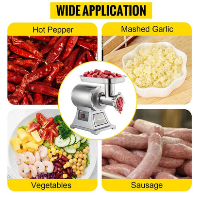 Electric Meat Grinder 850W or 1100W Commercial Use A: 850W - 122 Kg/h by HitMyNeed