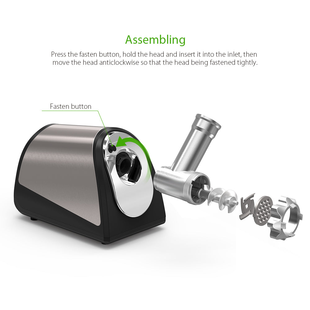 Electric Meat Grinder & Sausage Maker 1.8kg/min by HitMyNeed