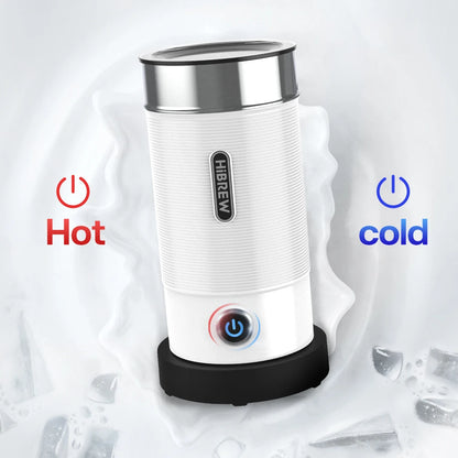 Electric Milk Frother & Warmer for Hot and Cold Drinks by HitMyNeed
