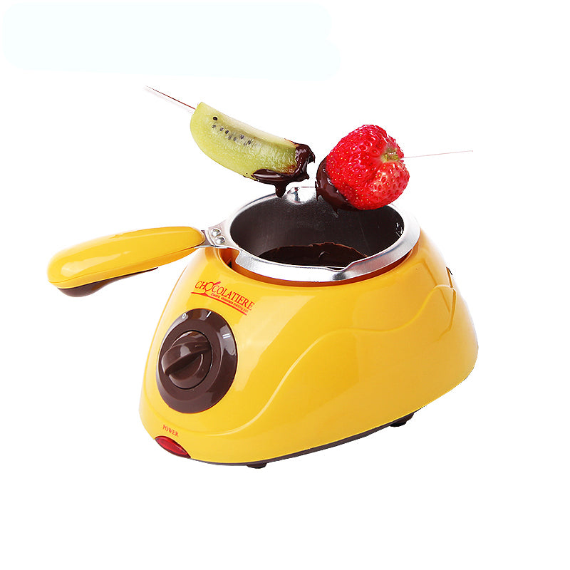 Electric Mini Chocolate Melting Pot Fondue Set by HitMyNeed