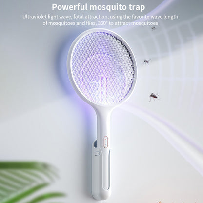 Electric Mosquito Swatter Racket with Charging Base by HitMyNeed