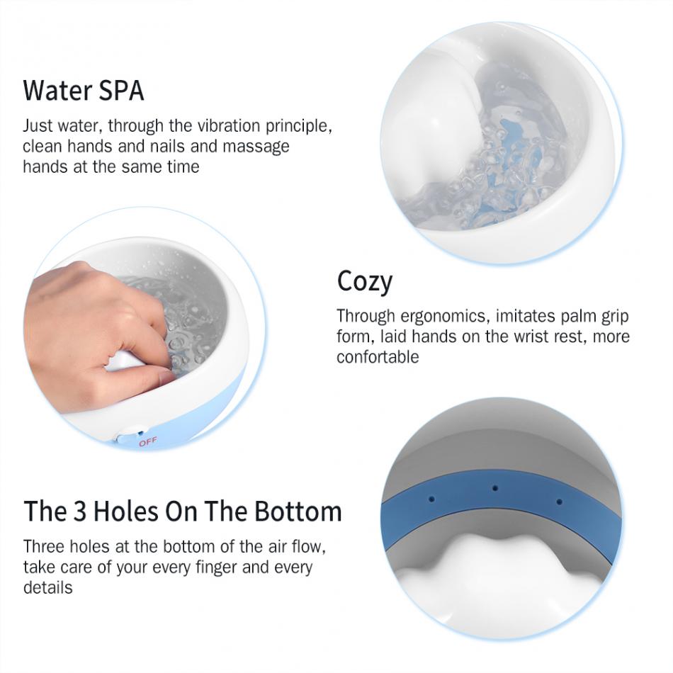 Electric Nail Bubble Spa Machine for Manicures by HitMyNeed