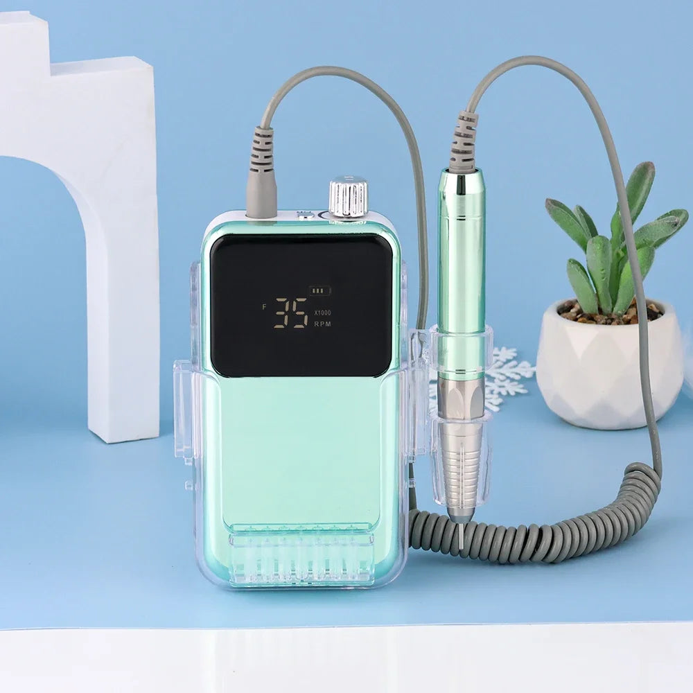 Electric Nail File 35000 RPM Cordless Brushless Drill by HitMyNeed