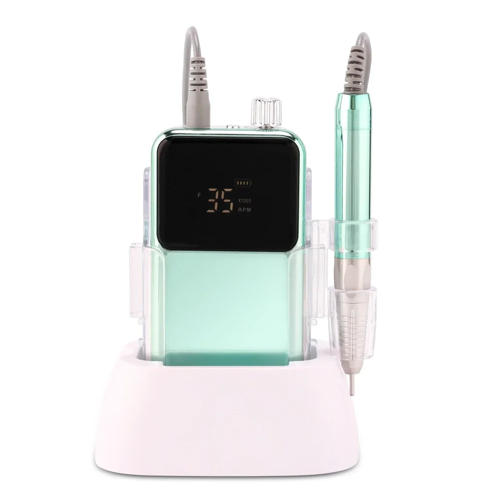 Electric Nail File 35000 RPM Cordless Brushless Drill mermaid eu by HitMyNeed