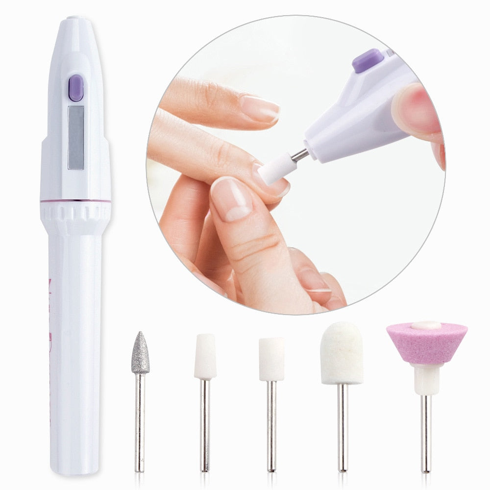 Electric Nail Shaper with 5 Drill Bits by HitMyNeed