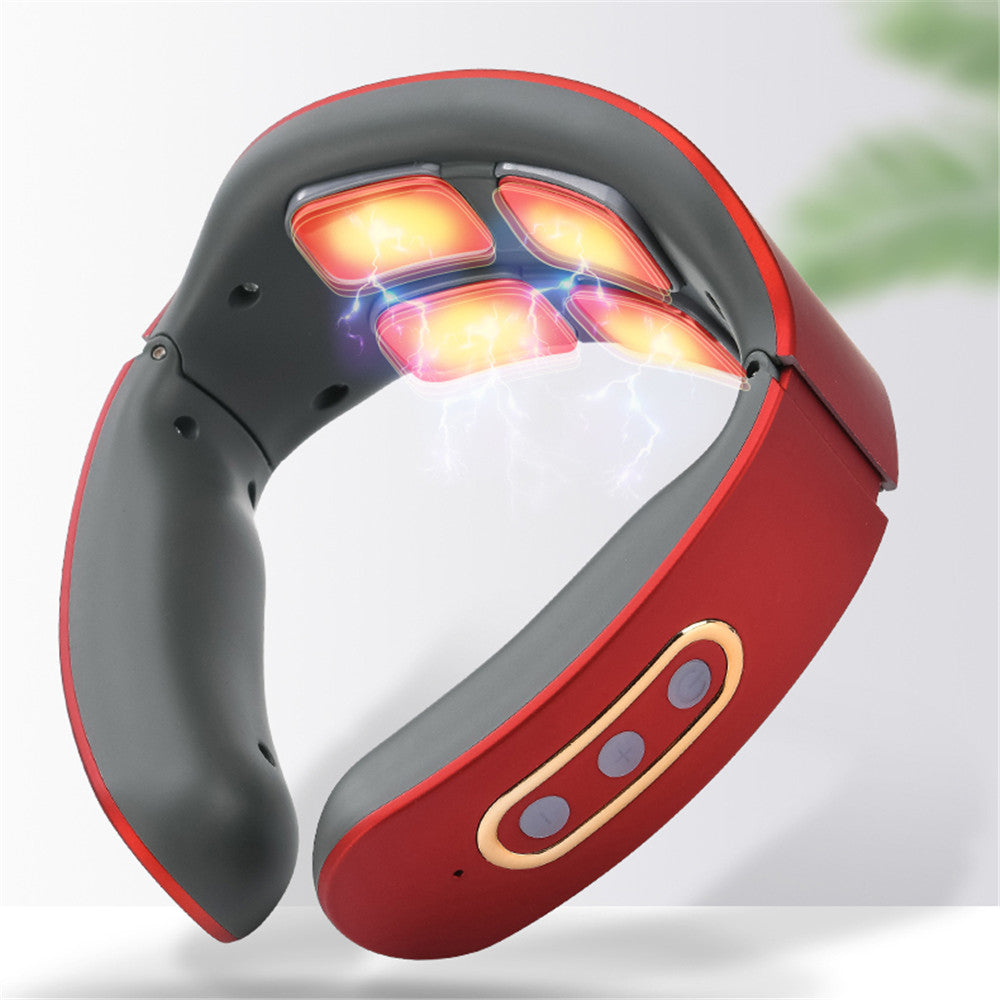 Electric Neck & Shoulder Pulse Massager with Heat by HitMyNeed