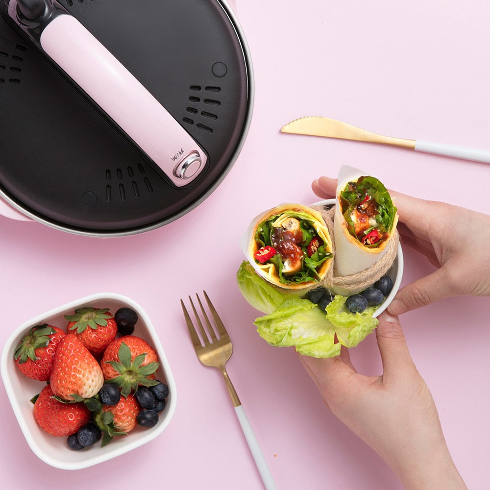 Electric Non-Stick Crepe Maker Pan 600W by HitMyNeed