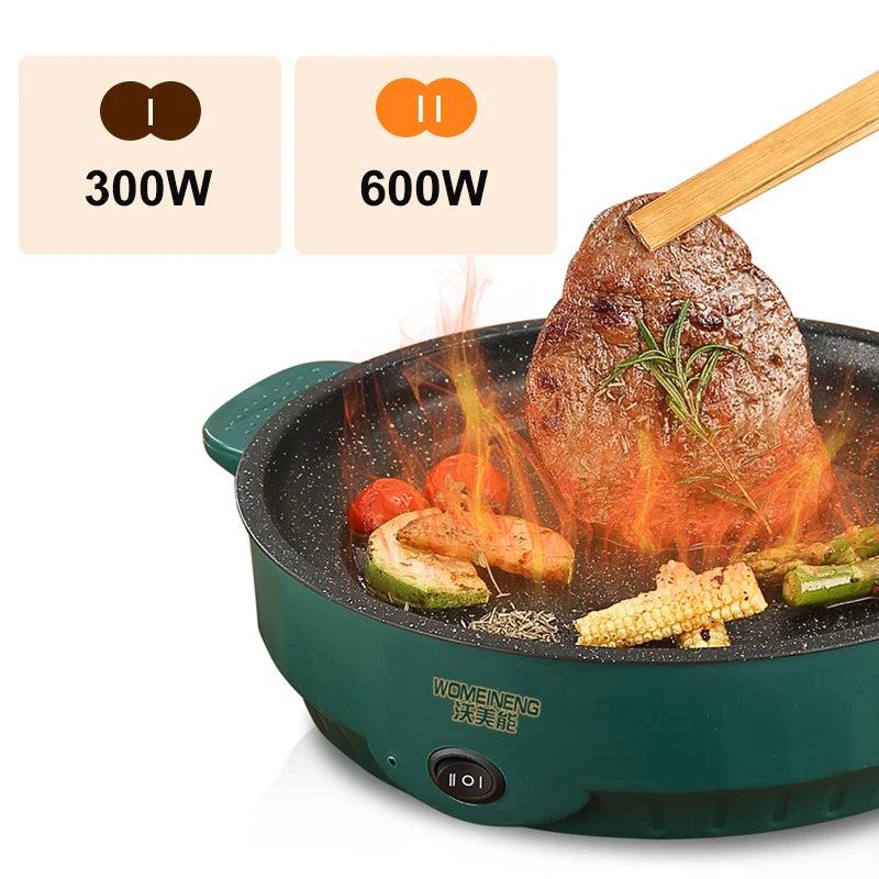 Electric Non-Stick Multi Cooker Frying Pan 22/26cm by HitMyNeed