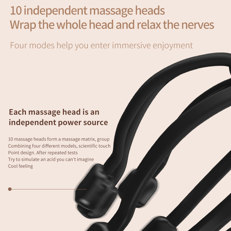 Electric Octopus Head Massager with Bluetooth Audio by HitMyNeed