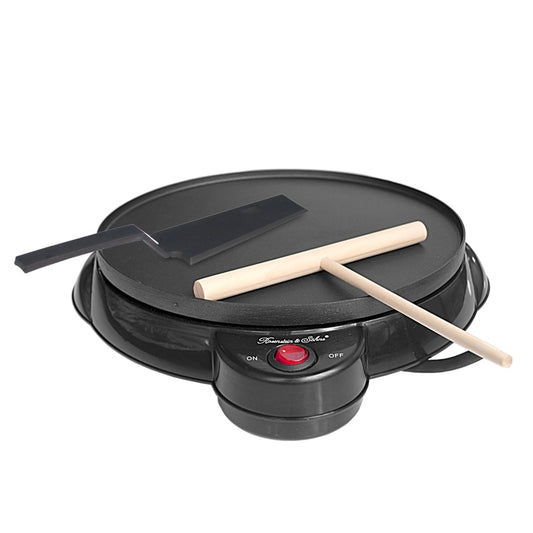 Electric Pancake & Crepe Maker Non-Stick 650W by HitMyNeed