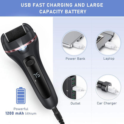 Electric Pedicure Foot Grinder Callus Remover by HitMyNeed