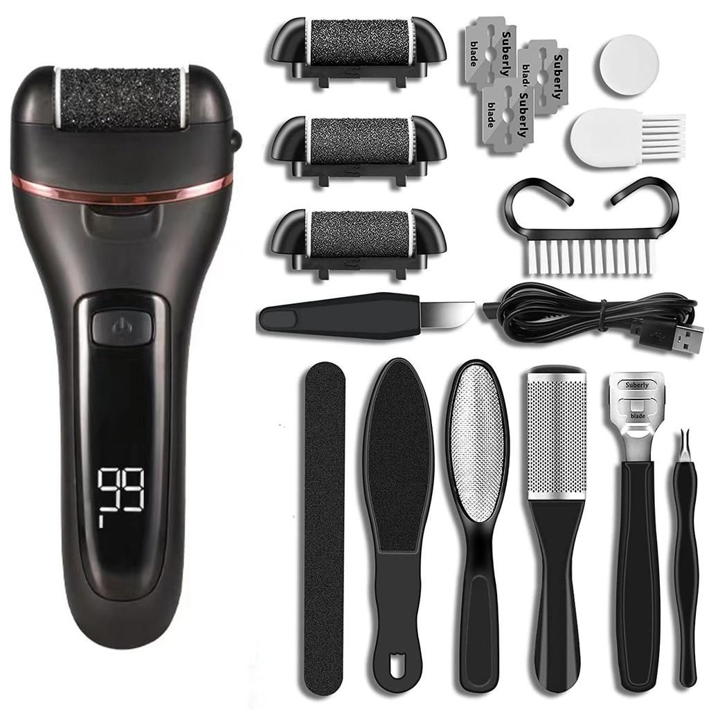 Electric Pedicure Foot Grinder Callus Remover black10 by HitMyNeed