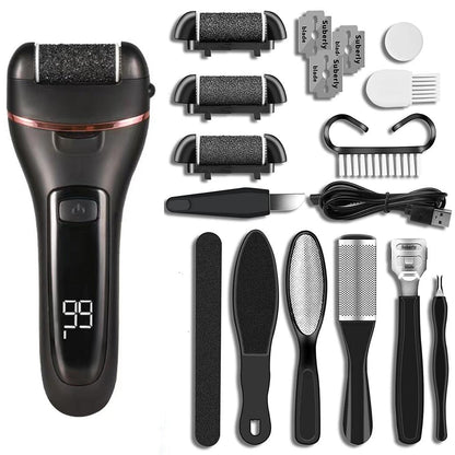 Electric Pedicure Foot Grinder Callus Remover black10 by HitMyNeed