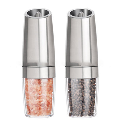 Electric Pepper Mill Set with LED Light (2 Pack) by HitMyNeed