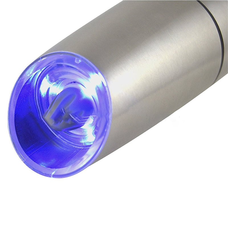 Electric Pepper Mill Set with LED Light (2 Pack) by HitMyNeed